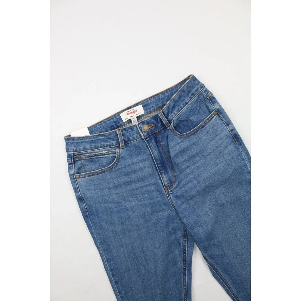 Wrangler Womens Jeans Blue Size 8 Hight Rise Bootcut Mid Wash Stretch